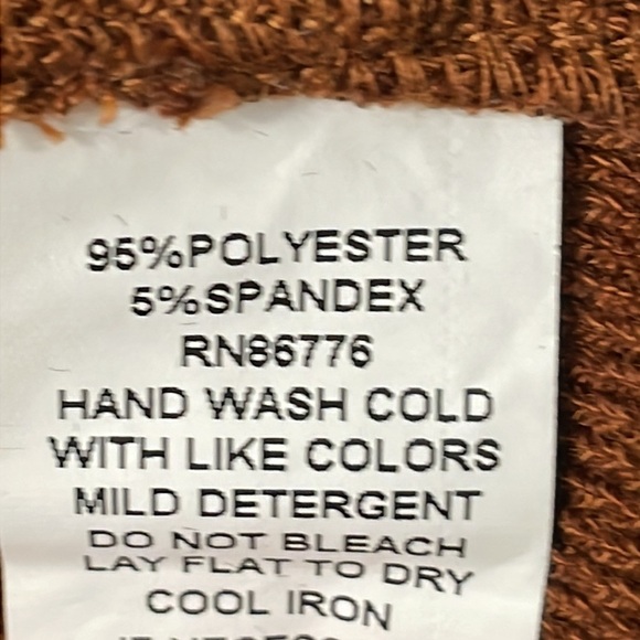 209 wst 38 New York Rust Cowlneck Sweater - Picture 6 of 6